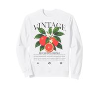 Vintage Fruit Red Sicilian Orange Summer Sweatshirt