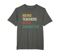 Vintage Funny Back To School Weird Teachers Build Character T-Shirt