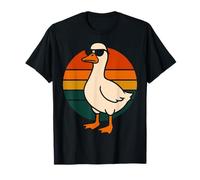 Vintage Funny Goose Meme Sunglasses Retro Sunset T-Shirt