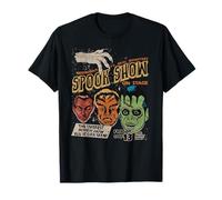 Vintage Funny Midnight Spook Show Monsters Frankenstein T-Shirt