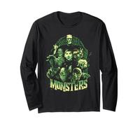 Vintage Funny Monster Mash Frankenstein Horror Movies Lovers Long Sleeve T-Shirt