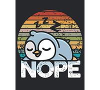 Vintage Funny Nope Not Today Lazy Penguin Lover Late Riser: Cute sleeping penguin cartoon Notebook for penguin lovers with Lined paper ( 8.5 x 11) ... Notebook, Journal, Log or Composition Book.