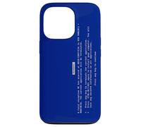 Vintage Funny PC Critical Error Blue Screen Annoying Message Case for iPhone 13 Pro