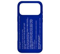 Vintage Funny PC Critical Error Blue Screen Annoying Message Case for iPhone 17 Pro Max