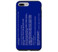 Vintage Funny PC Critical Error Blue Screen Annoying Message Case for iPhone 7 Plus/8 Plus