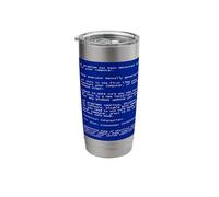 Vintage Funny PC Critical Error Blue Screen Annoying Message Stainless Steel Insulated Tumbler