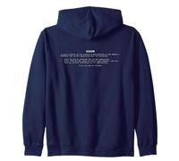 Vintage Funny PC Critical Error Blue Screen Annoying Message Zip Hoodie