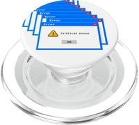 Vintage Funny PC Critical Error Screen Annoying Message PopSockets PopGrip for MagSafe