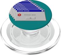 Vintage Funny PC Critical Error Screen Annoying Message PopSockets PopGrip for MagSafe