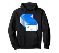 Vintage Funny PC Critical Error Screen Annoying Message Pullover Hoodie