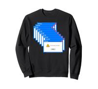 Vintage Funny PC Critical Error Screen Annoying Message Sweatshirt