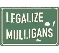 Vintage Funny Tin Signs Legalize Mulligans Golf Accessory Clubhouse Decor Man Cave Sports Bar Wall Art Creative Fun Retro Sign Decoration Home Bathroom Patio Bar Tin Sign 12x8 Inch