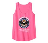 Vintage Funny Trump Girl "Everything Woke Turns To Shit" Tank Top