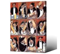 Vintage Funny Wall Art Framed Guy Buffet The Making Of Perfect Martini Poster For Bartender Martini Room Decor-Film Fan Collectibles Movie Canvas Print Picture For Apartment Decor