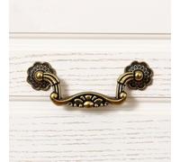 Vintage Furniture Handles European Antique Gold Kitchen Cabinet Knobs Wardrobe Drawer Pull Rings(3-96mm)