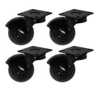 Vintage Furniture Wheels 4 Pack 2-Inch Antique Ball Casters for Sofa Coffee Table Cabinet Kitchen Cart - Retro Style Heavy Duty Replacement Wheels