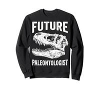 Vintage Future Paleontologist T Rex Skull Dinosaur Fossil Sweatshirt