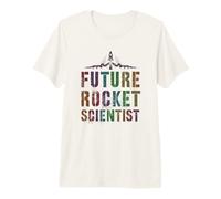 Vintage Future Rocket Scientist Science Geek Kids Graduation Premium T-Shirt