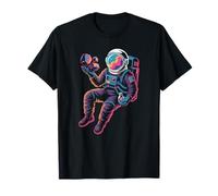 Vintage Galaxy Lapidary Artist Exploring the Glowing Sky T-Shirt