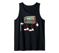 Vintage Gamer Old Video Game Controller Funny Retro Console Tank Top