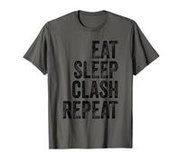 Vintage Gaming Clan - Eat Sleep Clash Repeat T-Shirt