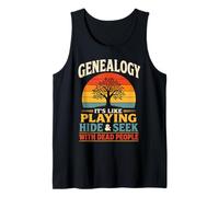 Vintage Genealogy Family Tree Roots Research Ancestors Tank Top