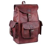 Vintage Genuine Leather Backpack For Men and Women Men’s Retro Classic Shoulder Rucksack Leather Travel Bags for College