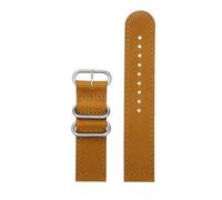 Vintage Genuine Leather Watch Strap, Compatible With Casio PROTREK PRG-650 PRG-600 PRW-6600Y, Steel Ring Brown Blue Men Band Accessories(Brown silver buckle)