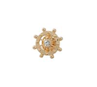 Vintage Geometric Brooch - Gold Alloy Lapel Pin for Men & Women(A22-34)