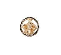 Vintage Geometric Brooch - Gold Alloy Lapel Pin for Men & Women(A22-35)