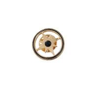Vintage Geometric Brooch - Gold Alloy Lapel Pin for Men & Women(A22-36)