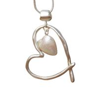 Vintage Geometric Heart Pendants Long Chains On the Neck Necklace Jewelry for Women Girls Jewelry