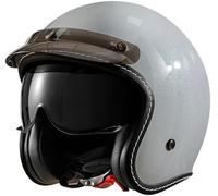 Vintage German Motorcycle Half Helmet, ECE/DOT Approved Adult Men Women Retro Open Face Helmet, with Adjustable Quick Release Buckle, for Bicycle Cruiser Scooter, M~XXL 4,XL(61-62cm)