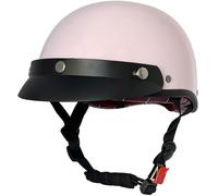 Vintage German Motorcycle Half Helmet, Retro Open Face Helmets DOT/ECE Approved, Adult Men Women Cap with Adjustable Quick Release Buckle, for Bicycle Cruiser Scooter, 57~64Cm 1,M