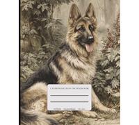 Vintage German Shepherd Composition Notebook: A Classic College-Ruled Blank Book with Loyal Canine Charm for Notes, Ideas, and Everyday Writing