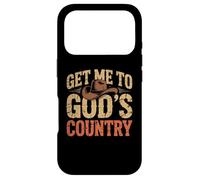Vintage Get Me To God’s Country Funny Country Hat Case for iPhone 17 Pro