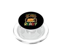 Vintage Get Your Fat Pants Ready Funny Thanksgiving Turkey PopSockets PopGrip for MagSafe
