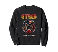 Vintage Gettysburg Battle Cannon July 1863 Civil War History Sweatshirt