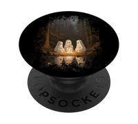 Vintage Ghost Campfire Camping Gothic Halloween PopSockets Adhesive PopGrip