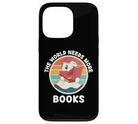 Vintage Ghost The World Needs More Books Lover Case for iPhone 13 Pro