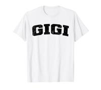 Vintage Gigi Distressed Bold Identity Classic Value Graphic T-Shirt, Men, White, XL