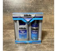 Vintage Gillette Series Cool Wave Deodorant Body Spray & Shower Gel Gift Set
