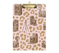 Vintage Glamour Leopard Print - Medical Apparatus Reference Storage Box Waterproof For Nursing Students Trade Quest Size 9 x 12