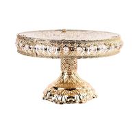 Vintage Glass Dinner Plate, Premium Thickened Glass Alloy, Transparent Elegant Design - Durable Multi - Purpose Serving, Ideal for Parties and Gift Giving