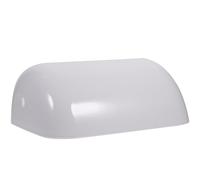 Vintage Glass Lamp Shade Replacement Retro White for Table Lamps | Long-term Use, Banker's Style, Easy Installation, Lightweight Glass Build, Desk and Living Table Shades