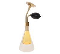 Vintage Glass Perfume Sample Bottle 90ml with Short Pump and Flower Nozzle