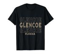 Vintage Glencoe Florida Value Graphic T-Shirt, Men, Black, S