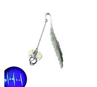 Vintage Glow-in-The Dark Feather Bookmarks - Learning Stationery, Gifts - Magic Pterosaur Feather Bookmark