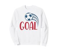 Vintage Goal Soccer Fan Training Soccer Practice Boys Girl Sweatshirt
