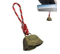 Vintage Goat Bell with Lanyard - Loud Copper Sound Tool for Grazing, Stylish Metal Accent for Collars | Outdoor Farm Accessory for Cattle, Ranch Animals, or Camping Use in Fields and Pastures